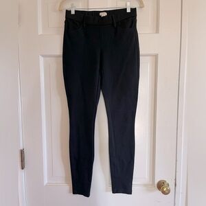 J.Crew NWOT skinny stretch pants with pockets, size 00 blackl